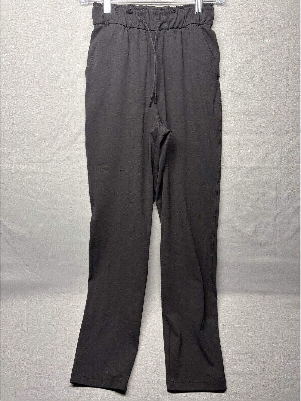 Lululemon Pants Womens size 2 Black Keep Moving 7/8 High Rise Drawstring Dance